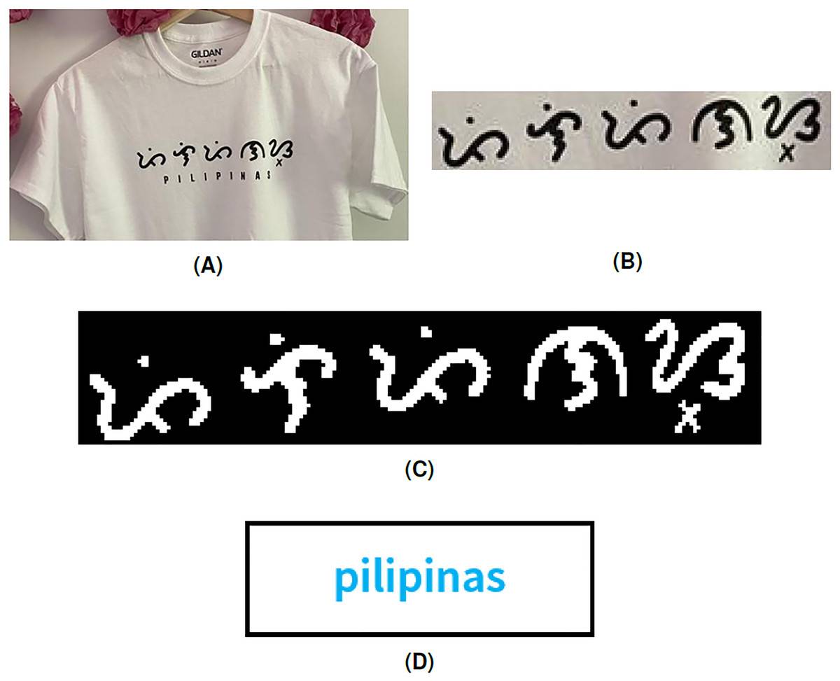 The baybayin optical character recognition system.